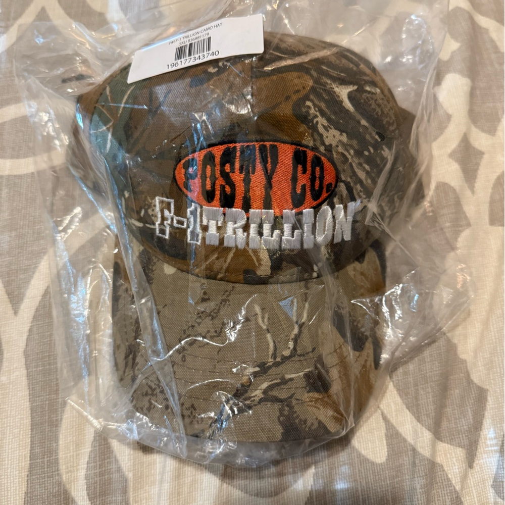 Post Malone F-1 Trillion Camo Hat with Embroidered Logo